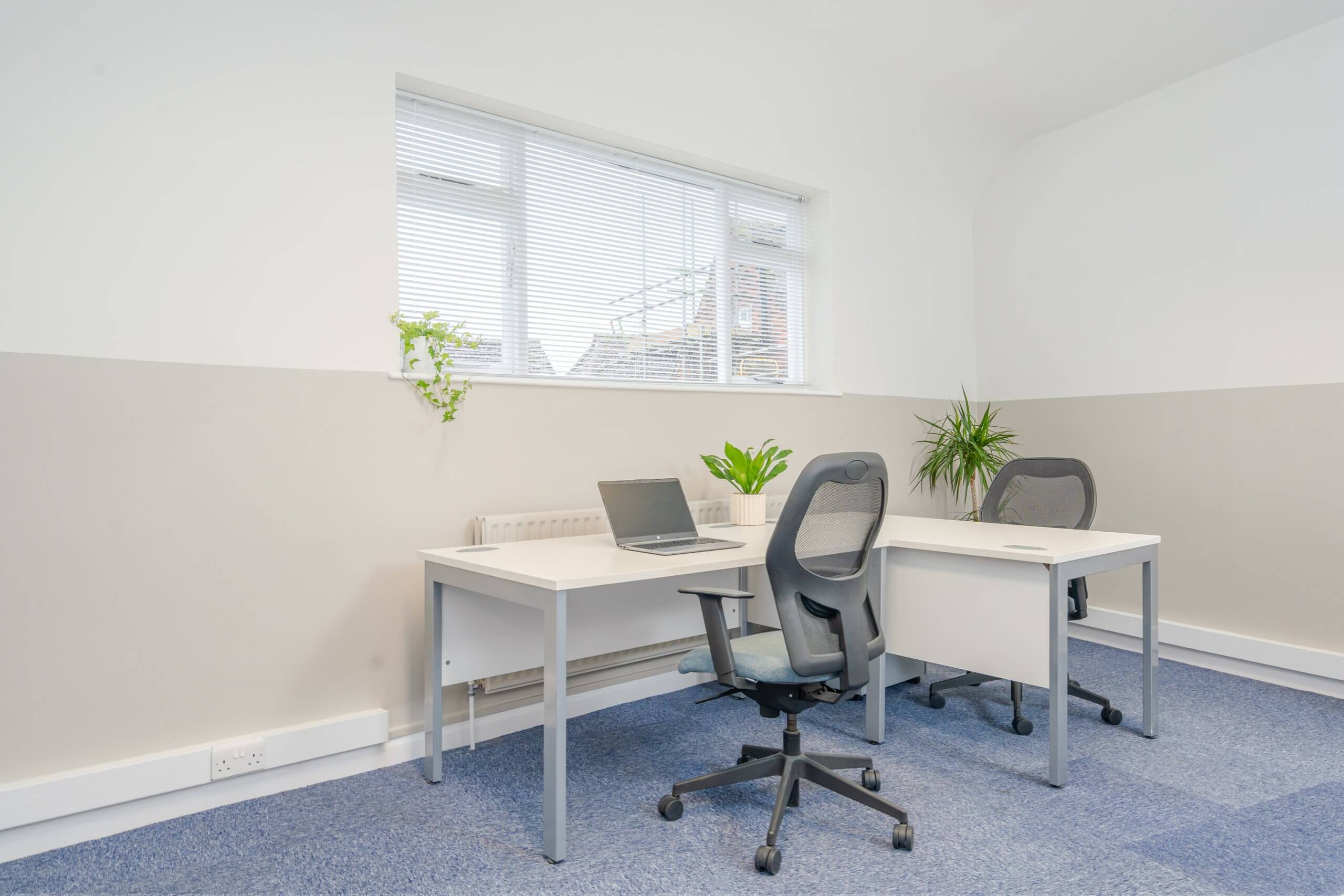 Small Office Space with desks and chairs